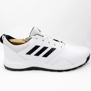 Adidas CP Traxion Spikeless Golf Shoes – White/Black (F34996)